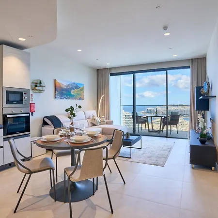 Skyline Seaview One-Bedroom Haven Saint Julian's Exterior photo
